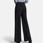 Women Trousers | High Waist Wide Leg Pants-Women Pants-Eltrendio