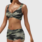 Women Swimsuit | Sporty High Waisted Bikini Set-Women Swimsuit-Eltrendio