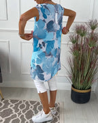 Women Dress | Floral Casual Midi Dress-Women Dress-Eltrendio