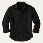 Ashford | Men’s Button Front Casual Shirt | Turn Down Collar Long Sleeves Daily Wear-Men Shirt-Eltrendio