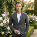 Westbridge | Men’s Single Breasted Blazer | Notch Lapel Patch Pockets Smart Casual Wear-Men Blazer-Eltrendio