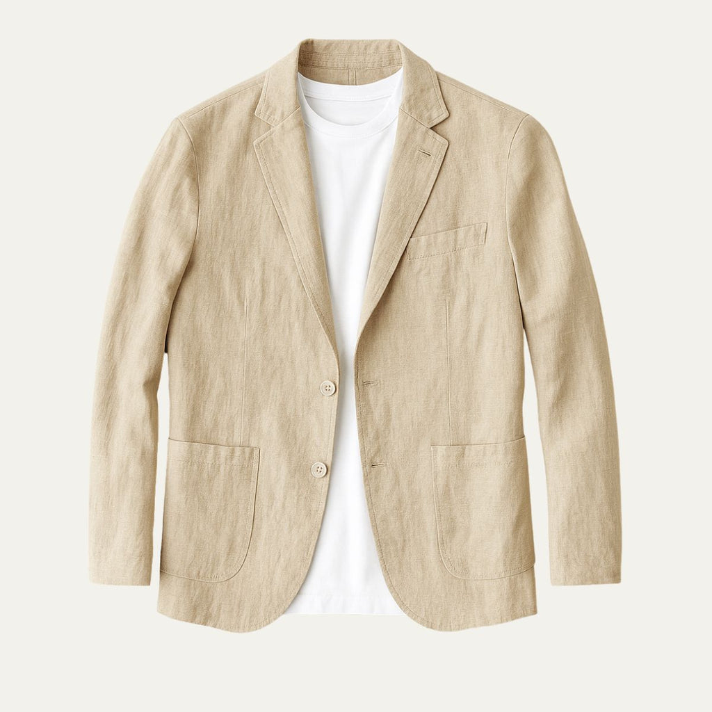 Westbridge | Men’s Single Breasted Blazer | Notch Lapel Patch Pockets Smart Casual Wear-Men Blazer-Eltrendio