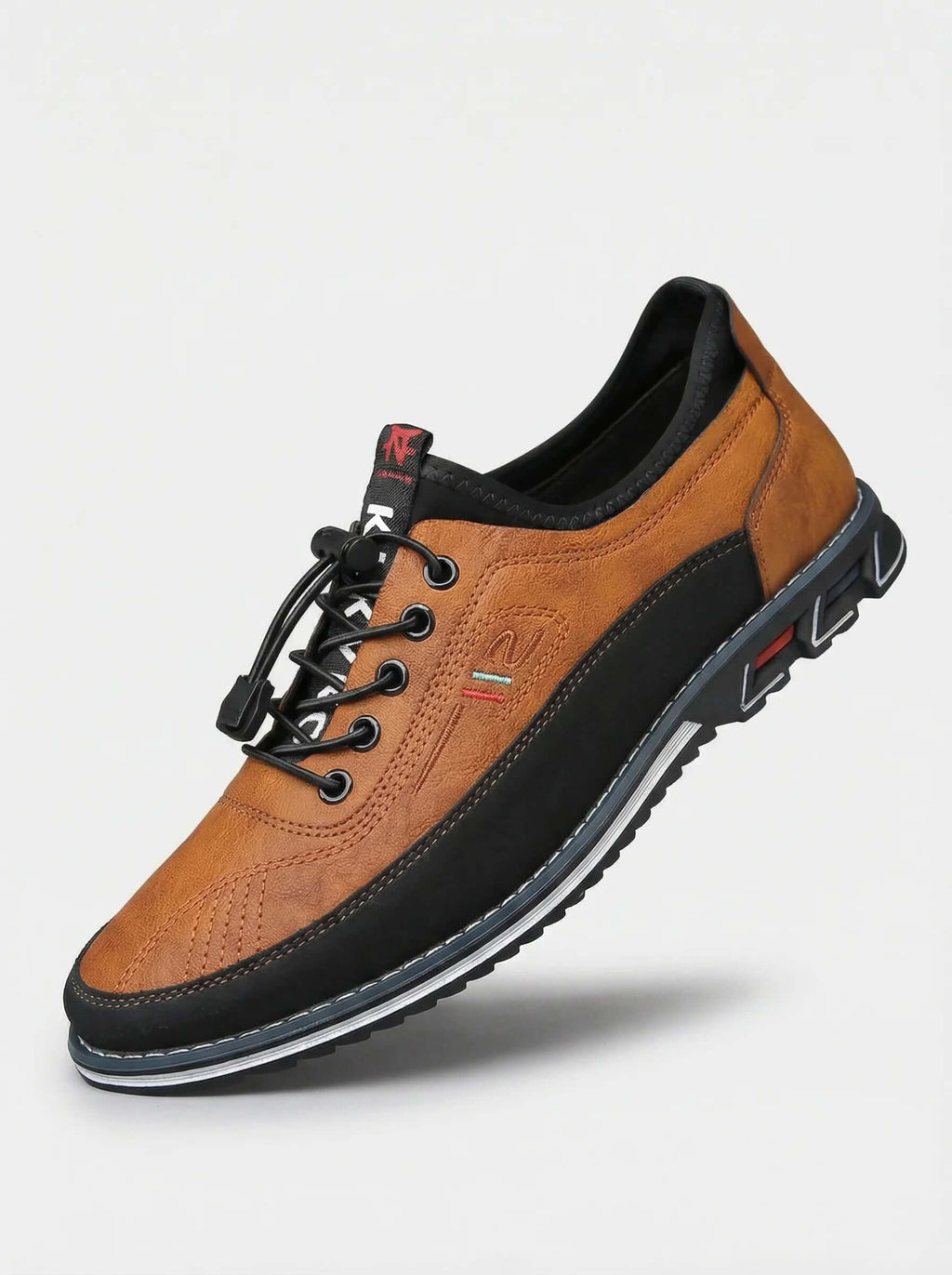 Men Casual Trainers | Lace Up Contrast Design-Men Shoes-Eltrendio