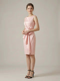 Women Midi Dress | Bow Waist Detail-Women Dress-Eltrendio