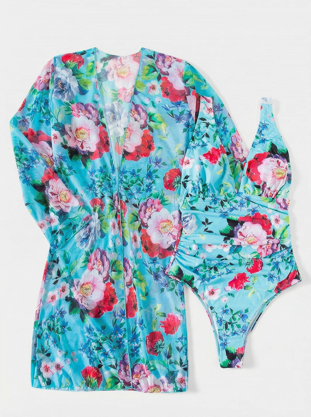 Women Swimsuit | Floral One Piece Monokini-Women Swimsuit-Eltrendio