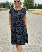 Summer Dress | Casual Modest Midi Dress-Women Dress-Eltrendio