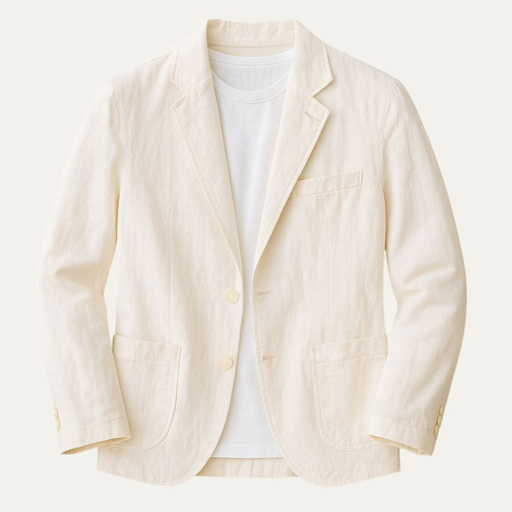 Westbridge | Men’s Single Breasted Blazer | Notch Lapel Patch Pockets Smart Casual Wear-Men Blazer-Eltrendio