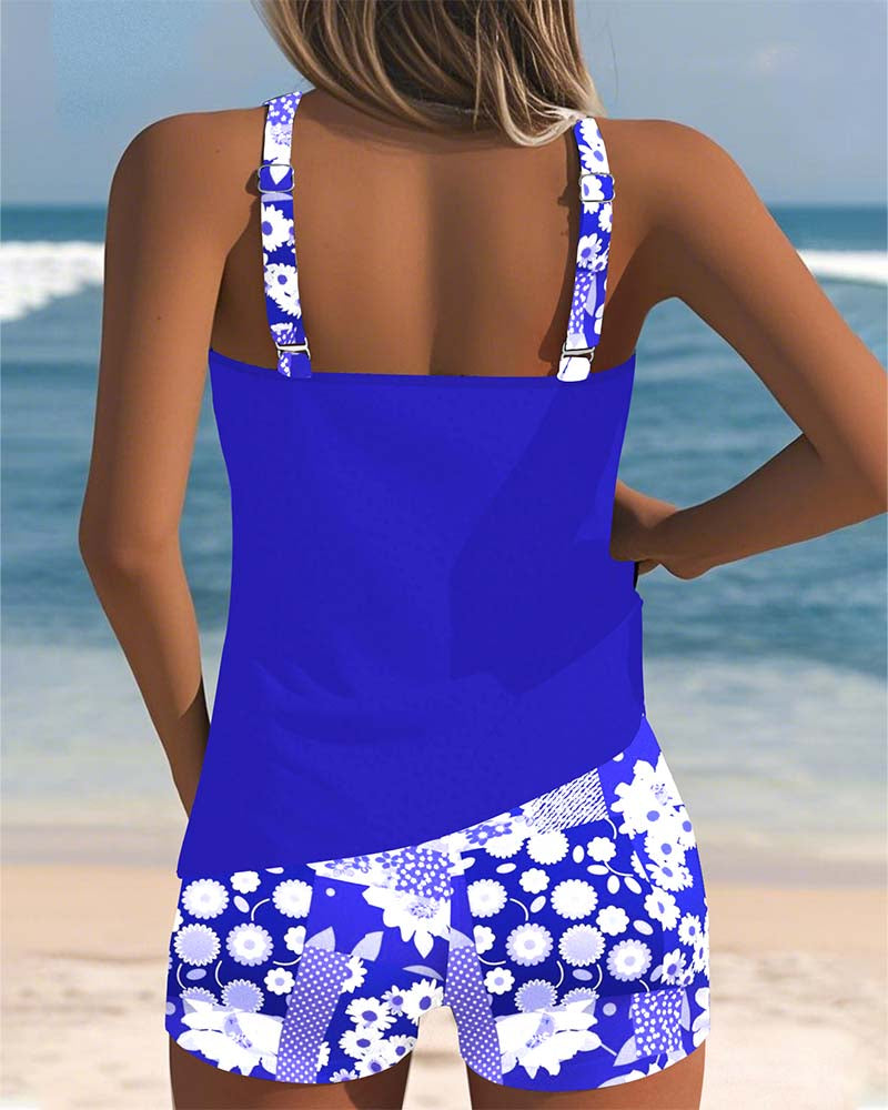 Womens Tankini Set | Two Piece Swimwear-Women Swimsuit-Eltrendio