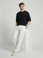 Men Wide Leg Trousers | Drawstring Waist Loose Summer Style-Men Trousers-Eltrendio