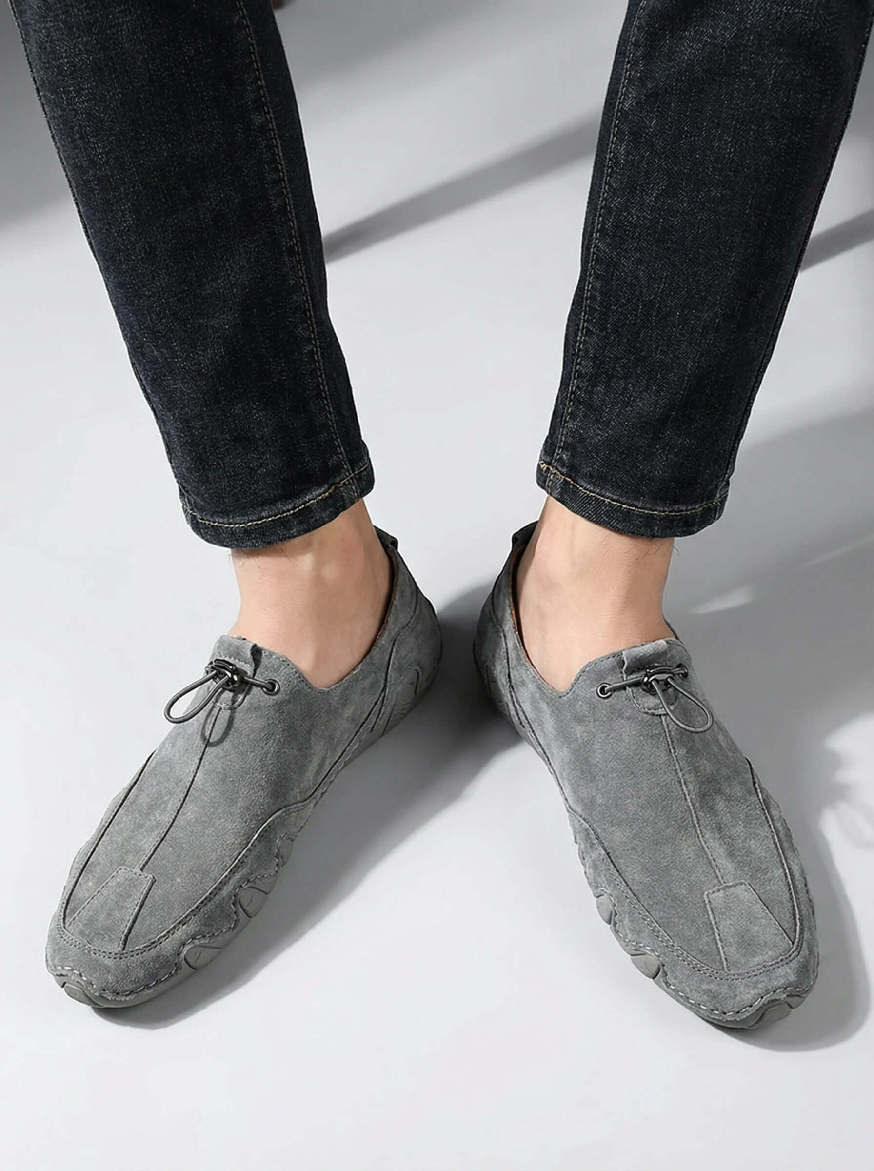 Men Slip On Trainers | Elastic Panel Design-Men Shoes-Eltrendio