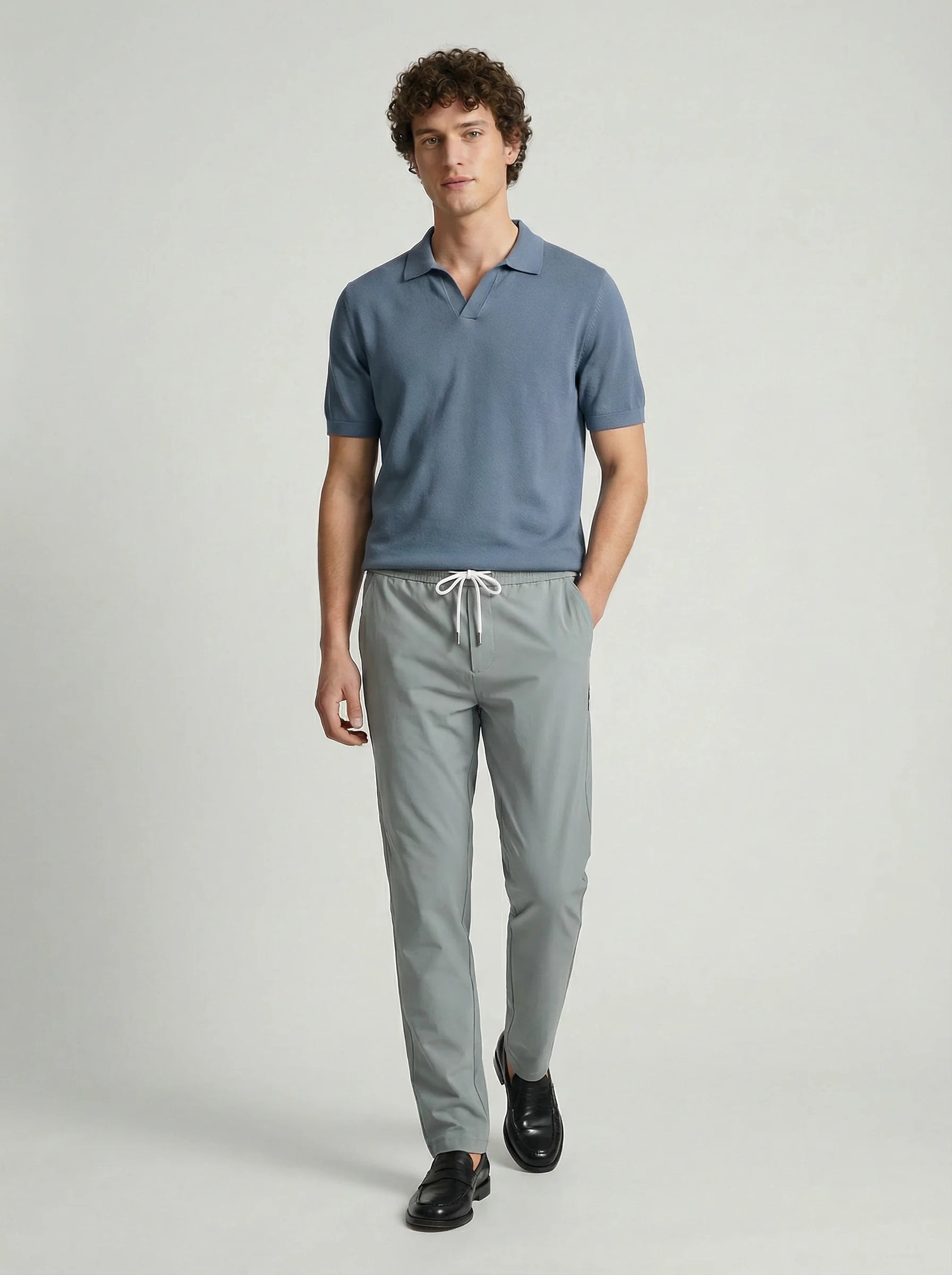 Men Joggers | Drawstring Waist Slim Fit Casual Style-Men Joggers-Eltrendio