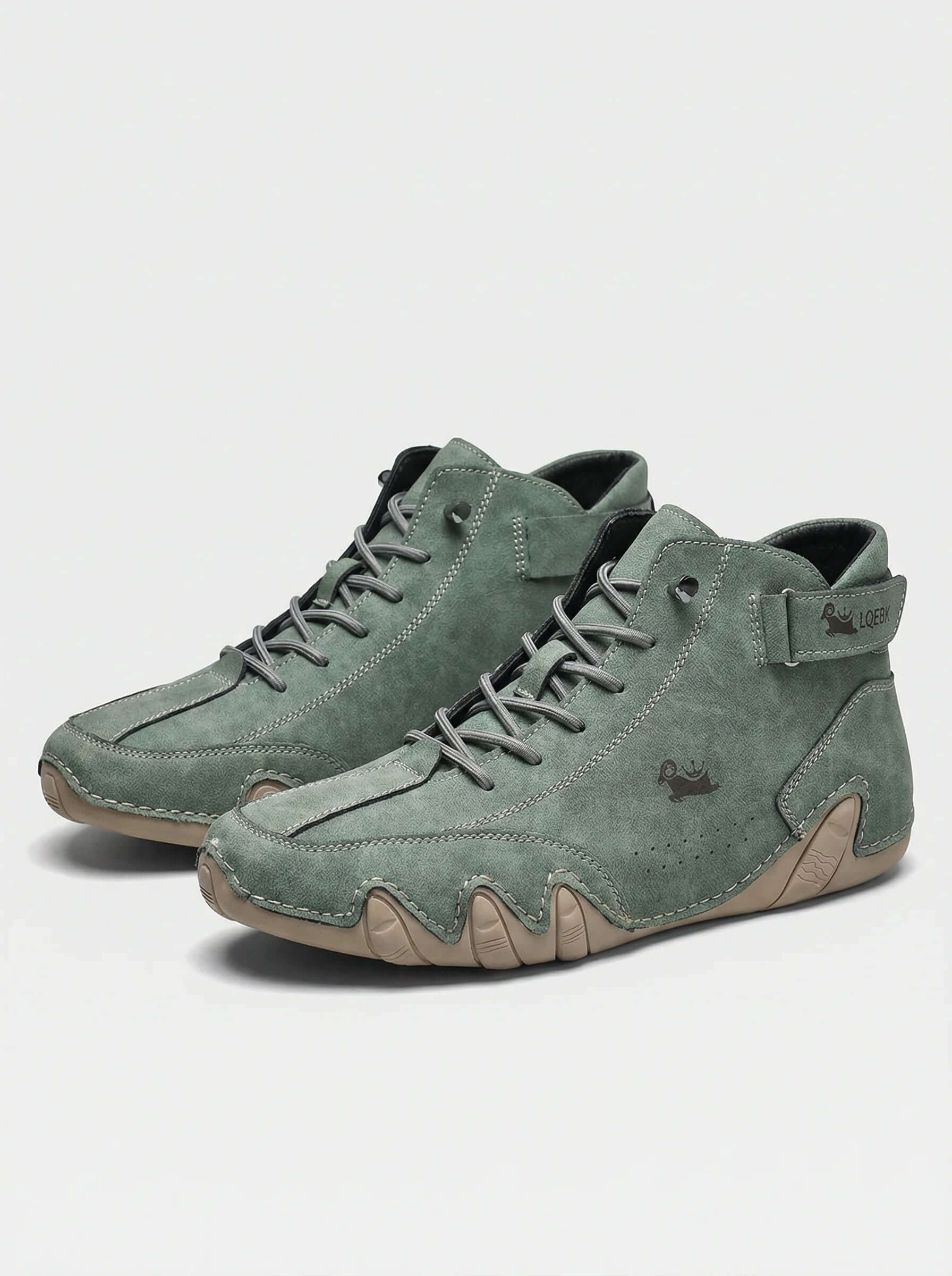 Men High Top Trainers | Lace Up Outdoor Design-Men Shoes-Eltrendio