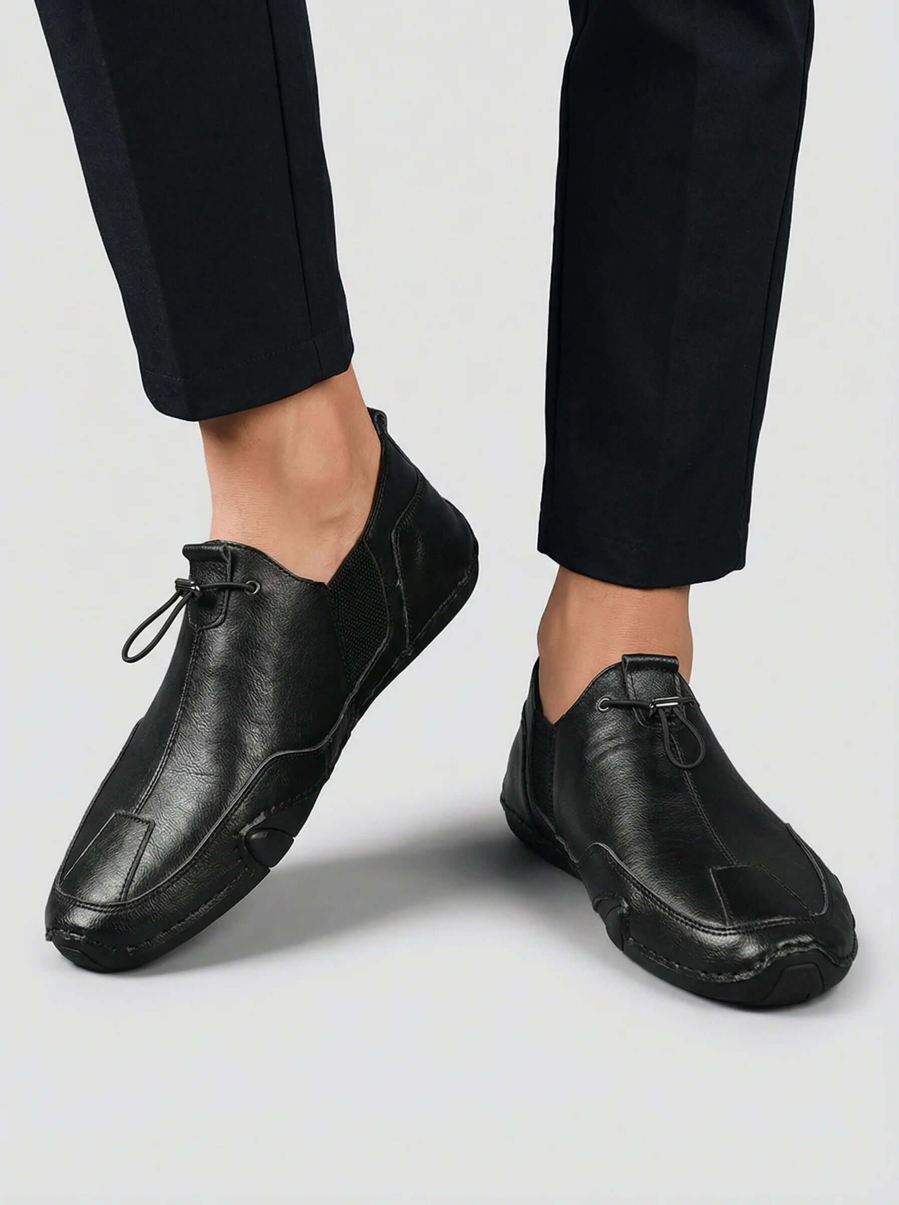 Men Slip On Trainers | Elastic Panel Design-Men Shoes-Eltrendio
