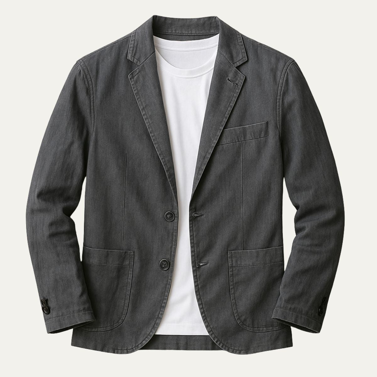 Westbridge | Men’s Single Breasted Blazer | Notch Lapel Patch Pockets Smart Casual Wear-Men Blazer-Eltrendio