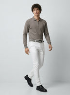 Men Slim Fit Trousers | Fitted Smart Casual Everyday Style-Men Trousers-Eltrendio