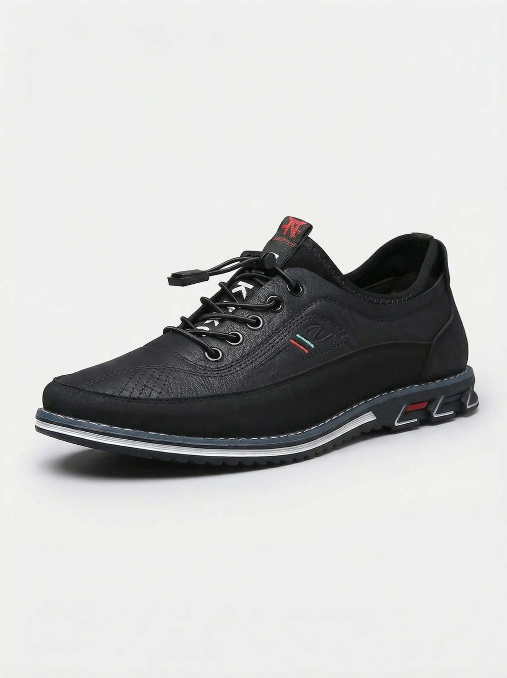 Men Casual Trainers | Lace Up Contrast Design-Men Shoes-Eltrendio