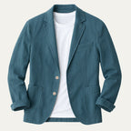 Westbridge | Men’s Single Breasted Blazer | Notch Lapel Patch Pockets Smart Casual Wear-Men Blazer-Eltrendio