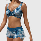 Women Swimsuit | Sporty High Waisted Bikini Set-Women Swimsuit-Eltrendio