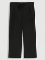 Men Wide Leg Trousers | Drawstring Waist Loose Summer Style-Men Trousers-Eltrendio