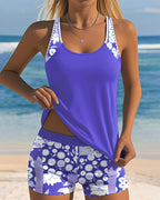 Womens Tankini Set | Two Piece Swimwear-Women Swimsuit-Eltrendio