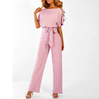 Women Jumpsuit | Formal Wide Leg Romper-Women Jumpsuit-Eltrendio