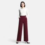 Women Trousers | High Waist Wide Leg Pants-Women Pants-Eltrendio