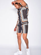 Mens Two Piece Sets | Hawaiian Shirt Set-Men Outfit Set-Eltrendio