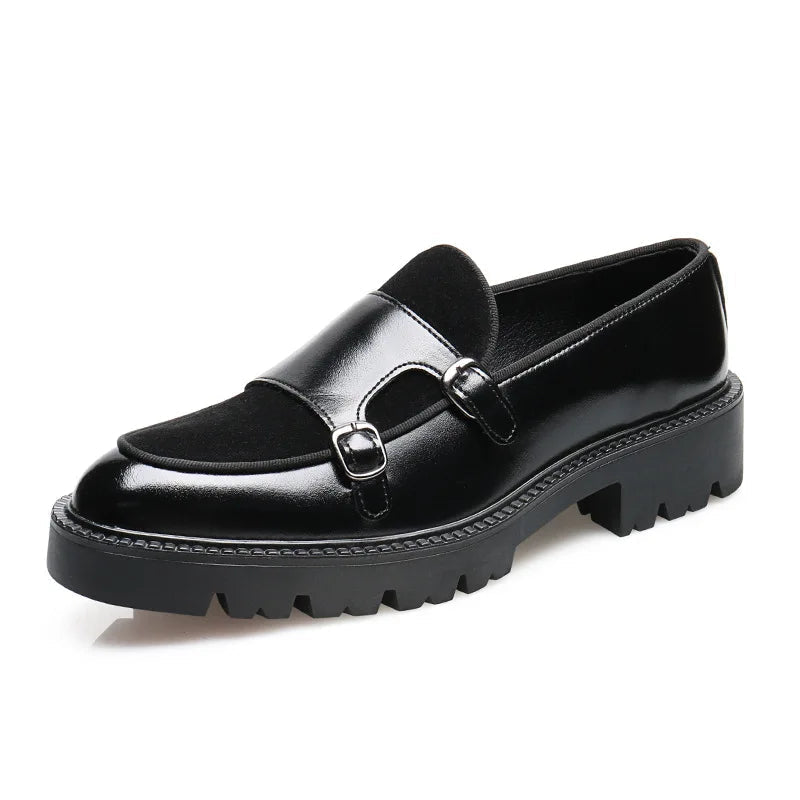 Lily | Women's Double Monk Loafers | Leather-Eltrendio