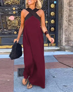Women Dress | Elegant Maxi Wedding Guest Dress-Women Dress-Eltrendio