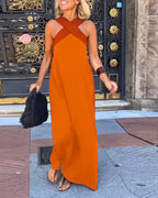 Women Dress | Elegant Maxi Wedding Guest Dress-Women Dress-Eltrendio