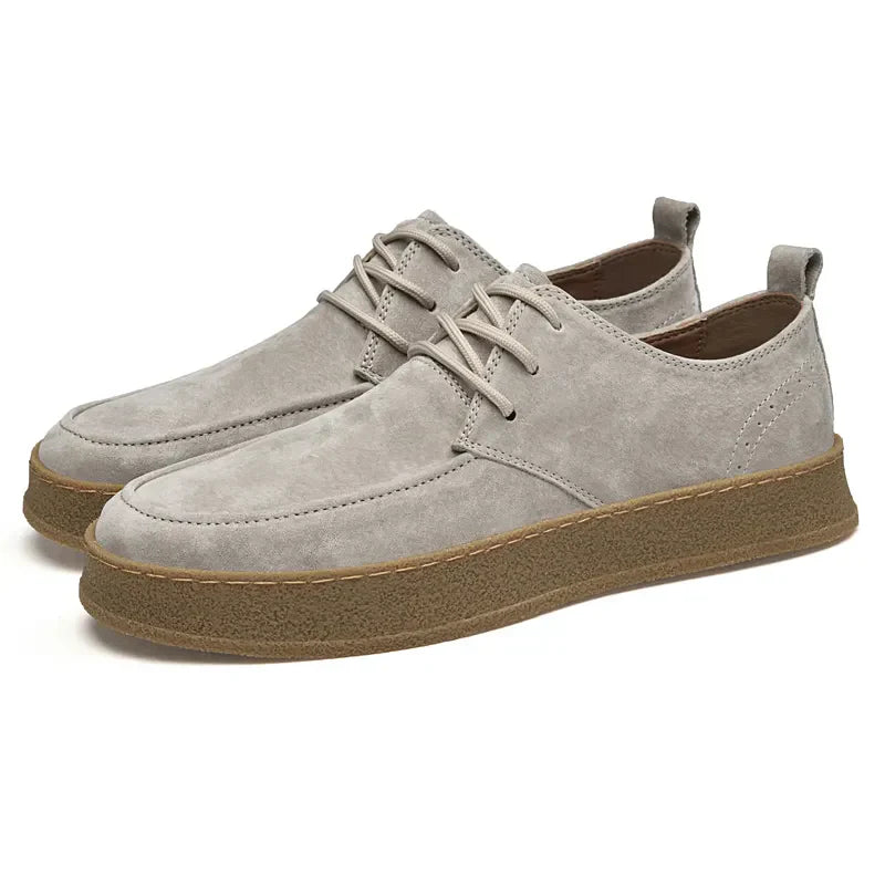 Men Lace Up Shoes | Moc Toe Casual Design-Men Shoes-Eltrendio
