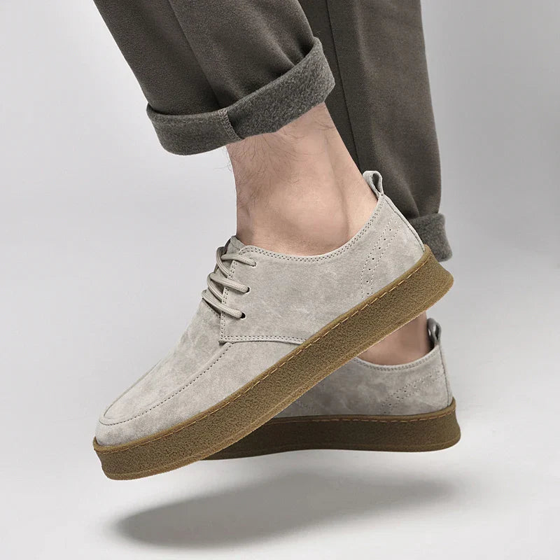 Men Lace Up Shoes | Moc Toe Casual Design-Men Shoes-Eltrendio