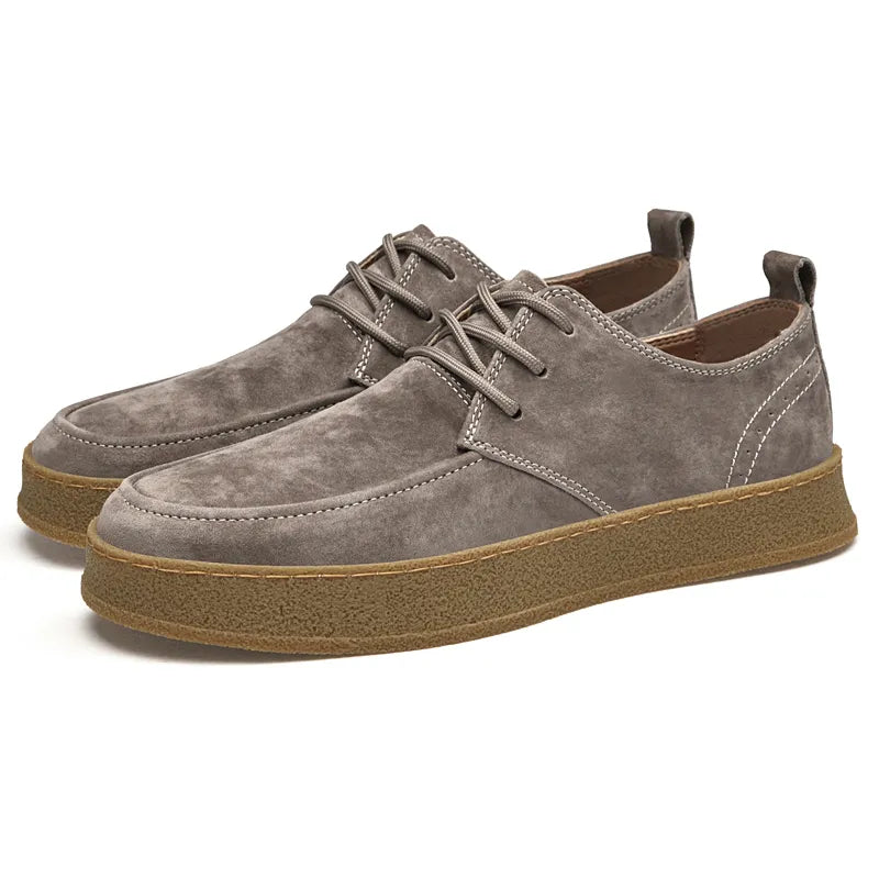 Men Lace Up Shoes | Moc Toe Casual Design-Men Shoes-Eltrendio