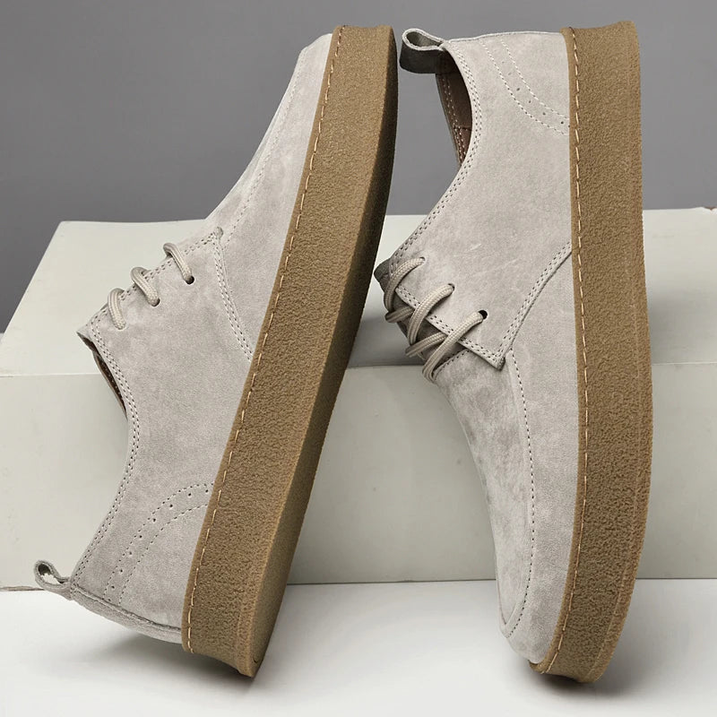 Men Lace Up Shoes | Moc Toe Casual Design-Men Shoes-Eltrendio