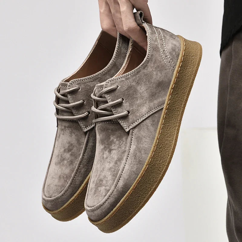 Men Lace Up Shoes | Moc Toe Casual Design-Men Shoes-Eltrendio