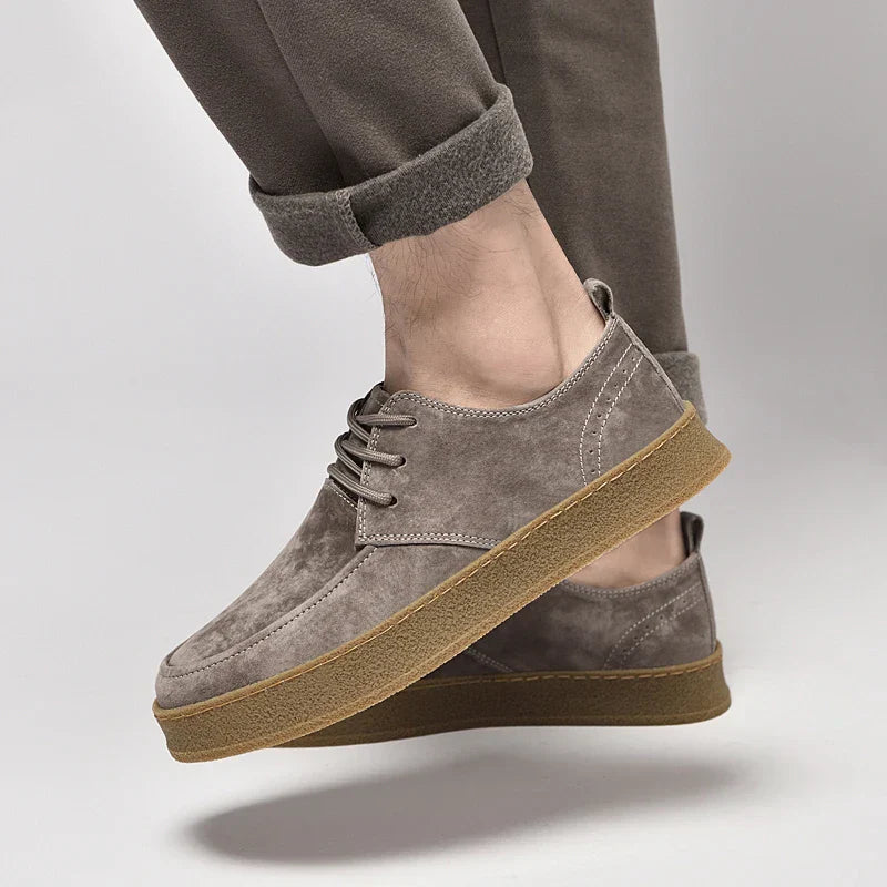 Men Lace Up Shoes | Moc Toe Casual Design-Men Shoes-Eltrendio