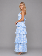 Annabelle | Women’s Maxi Dress | Tiered Floral Wedding Guest-Women Dress-Eltrendio