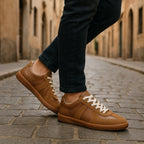 Ashbury | Men’s Lace Up Sneakers | Panel Detail Gum Sole Casual Footwear-Men Shoes-Eltrendio
