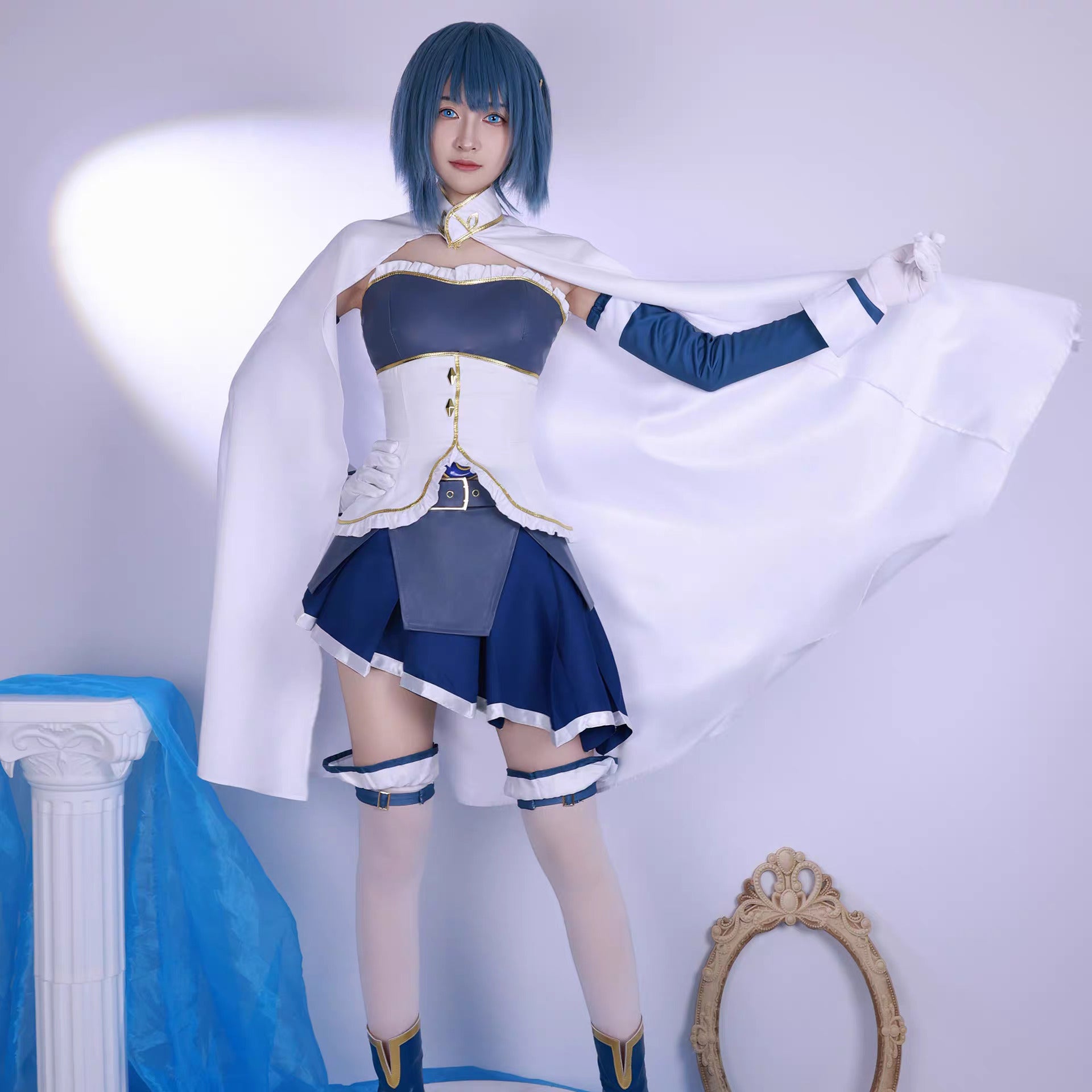 Aurora | Women's Costume Dress Set | Cape Detail Convention Costume-Women Costume Set-Eltrendio