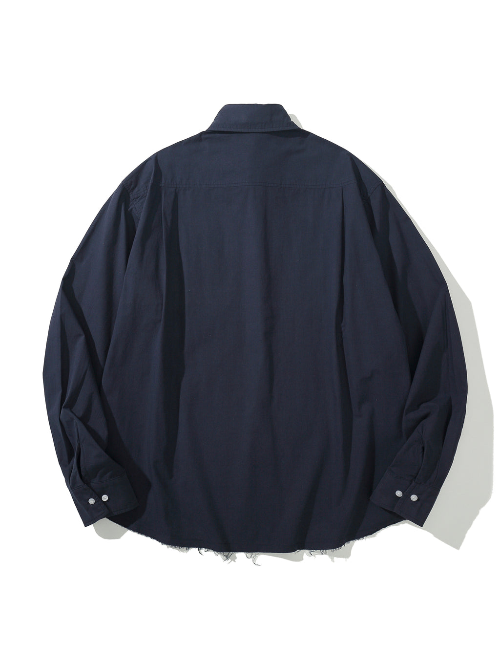 Avery | Unisex Oversized Shirt | Raw Hem Washed Y2K Style-Eltrendio