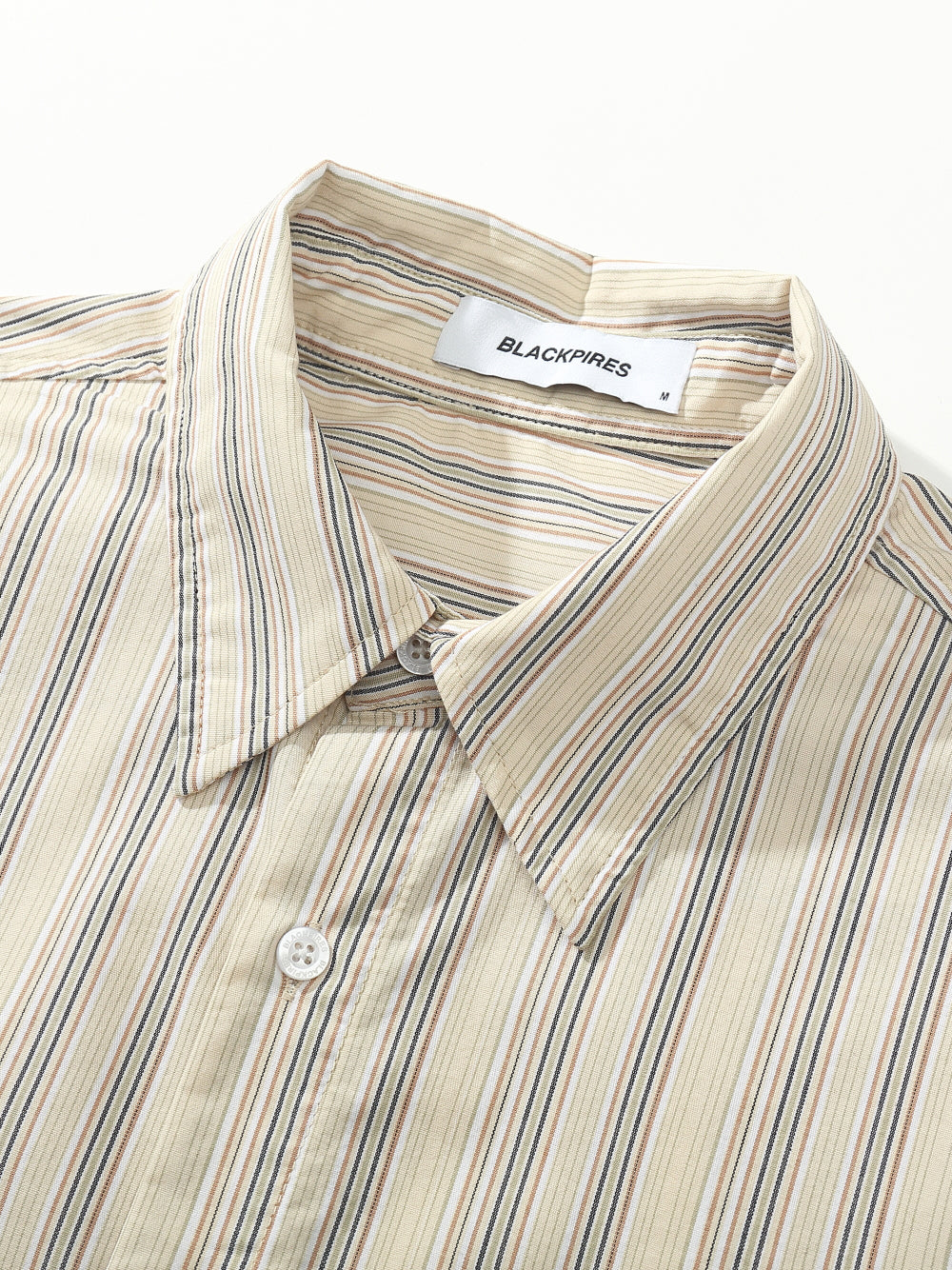 Beckett | Unisex Oversized Shirt | Striped Cotton Korean Y2K Style-Eltrendio
