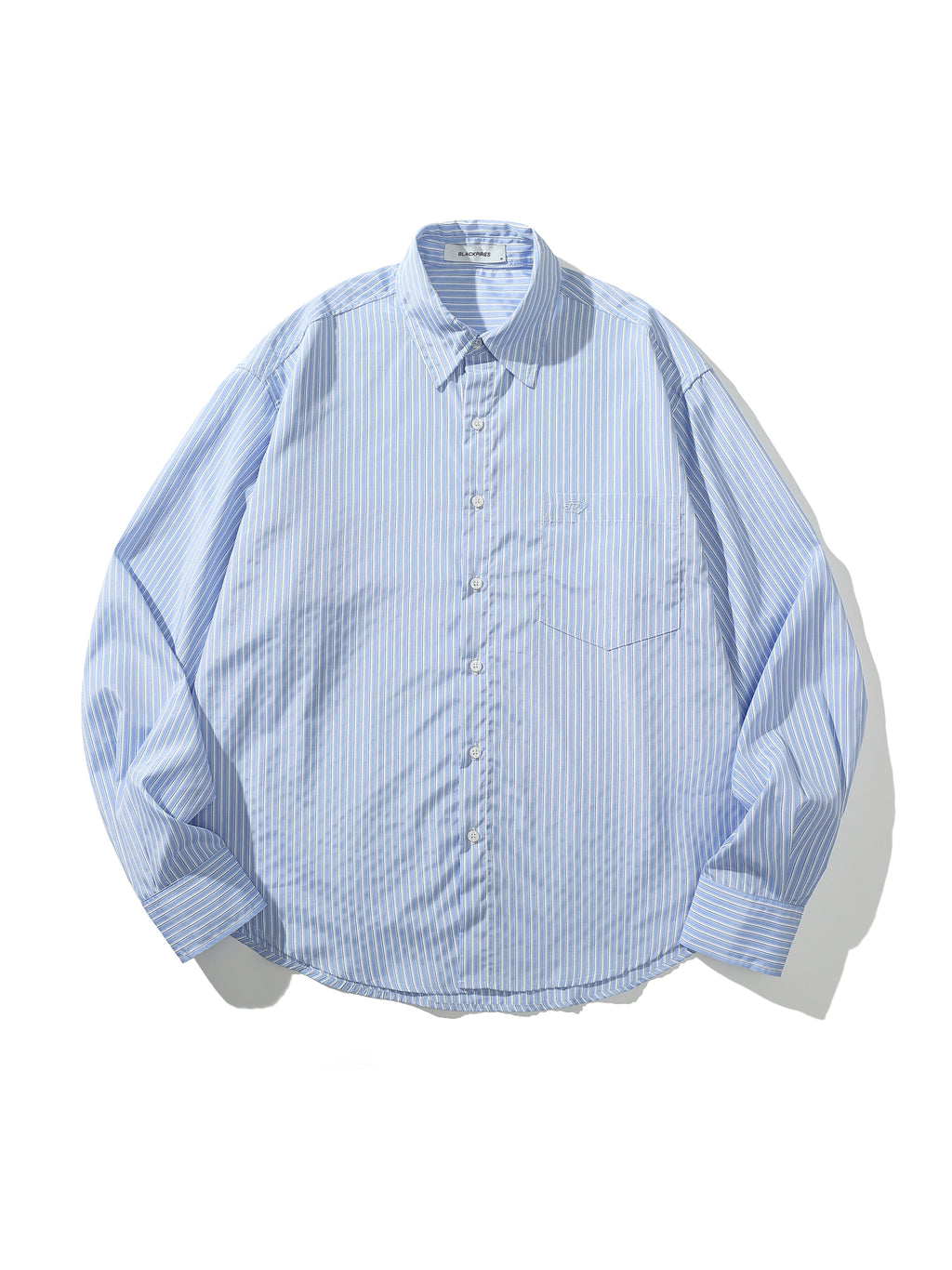 Blair | Unisex Oversized Shirt | Striped Long Sleeve Casual Style-Eltrendio