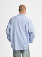 Blair | Unisex Oversized Shirt | Striped Long Sleeve Casual Style-Eltrendio