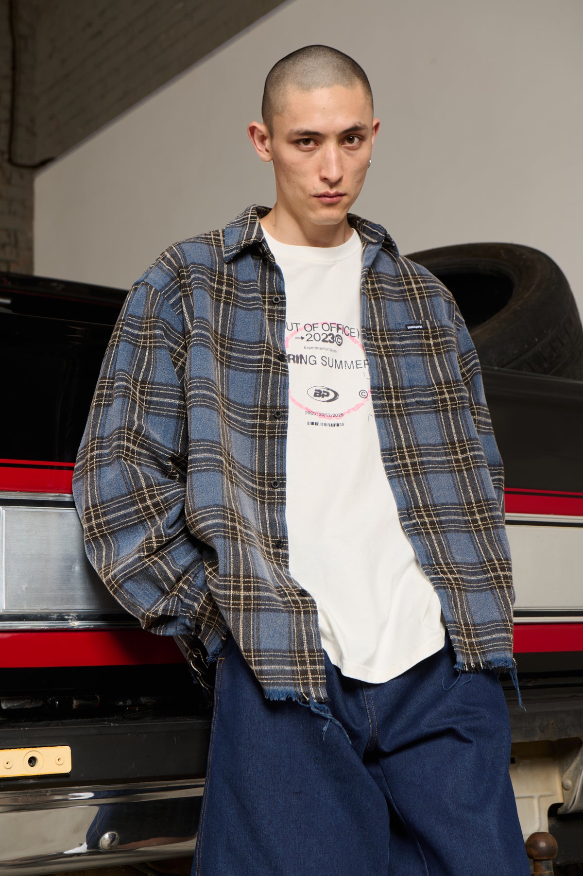 Brody | Unisex Oversized Shirt | Washed Y2K Style-Eltrendio