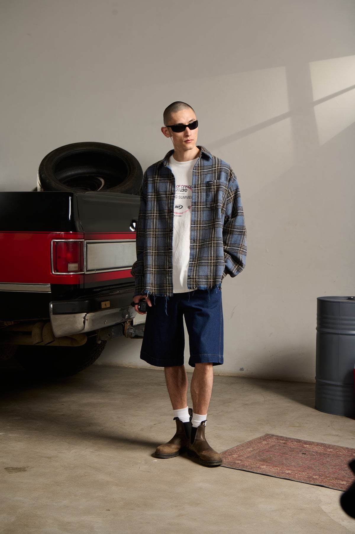 Brody | Unisex Oversized Shirt | Washed Y2K Style-Eltrendio