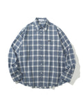 Callum | Unisex Oversized Shirt | Plaid Raw Hem Y2K Style-Eltrendio