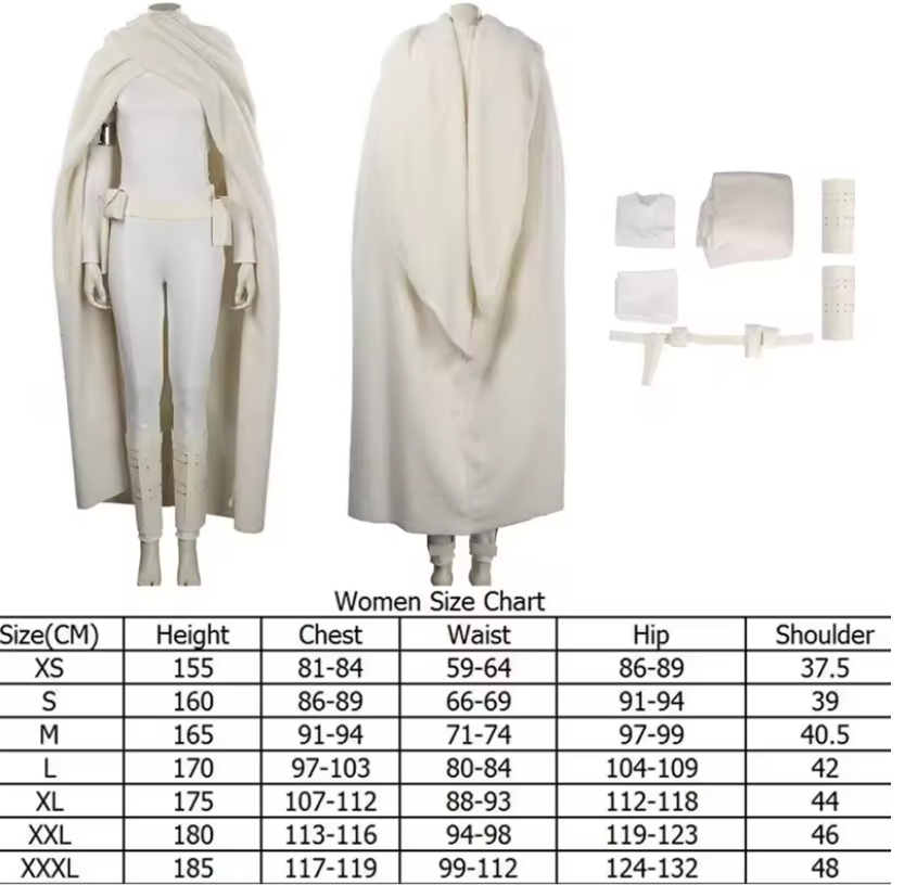 Celeste | Women's Costume Jumpsuit Set | Cape Detail Convention Outfit-Women Costume Set-Eltrendio