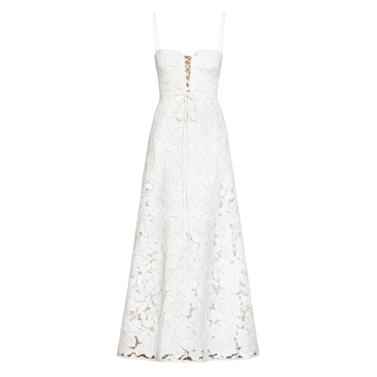 Charlotte | Women’s Floral Maxi Dress | Spaghetti Straps Panel Detail Wedding Guest Dress-Women Dress-Eltrendio