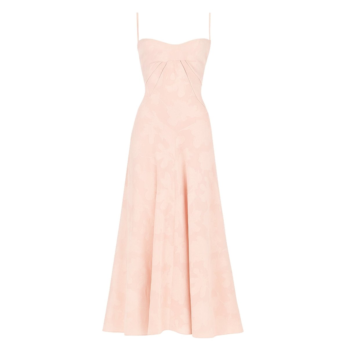 Charlotte | Women’s Floral Maxi Dress | Spaghetti Straps Panel Detail Wedding Guest Dress-Women Dress-Eltrendio