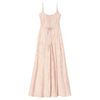 Charlotte | Women’s Floral Maxi Dress | Spaghetti Straps Panel Detail Wedding Guest Dress-Women Dress-Eltrendio